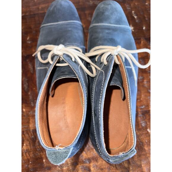 Adelante Mens 14 ‘The Valparaiso’ ‘Valpo’ Denim Blue Chukka Boots Ankle - Picture 11 of 16